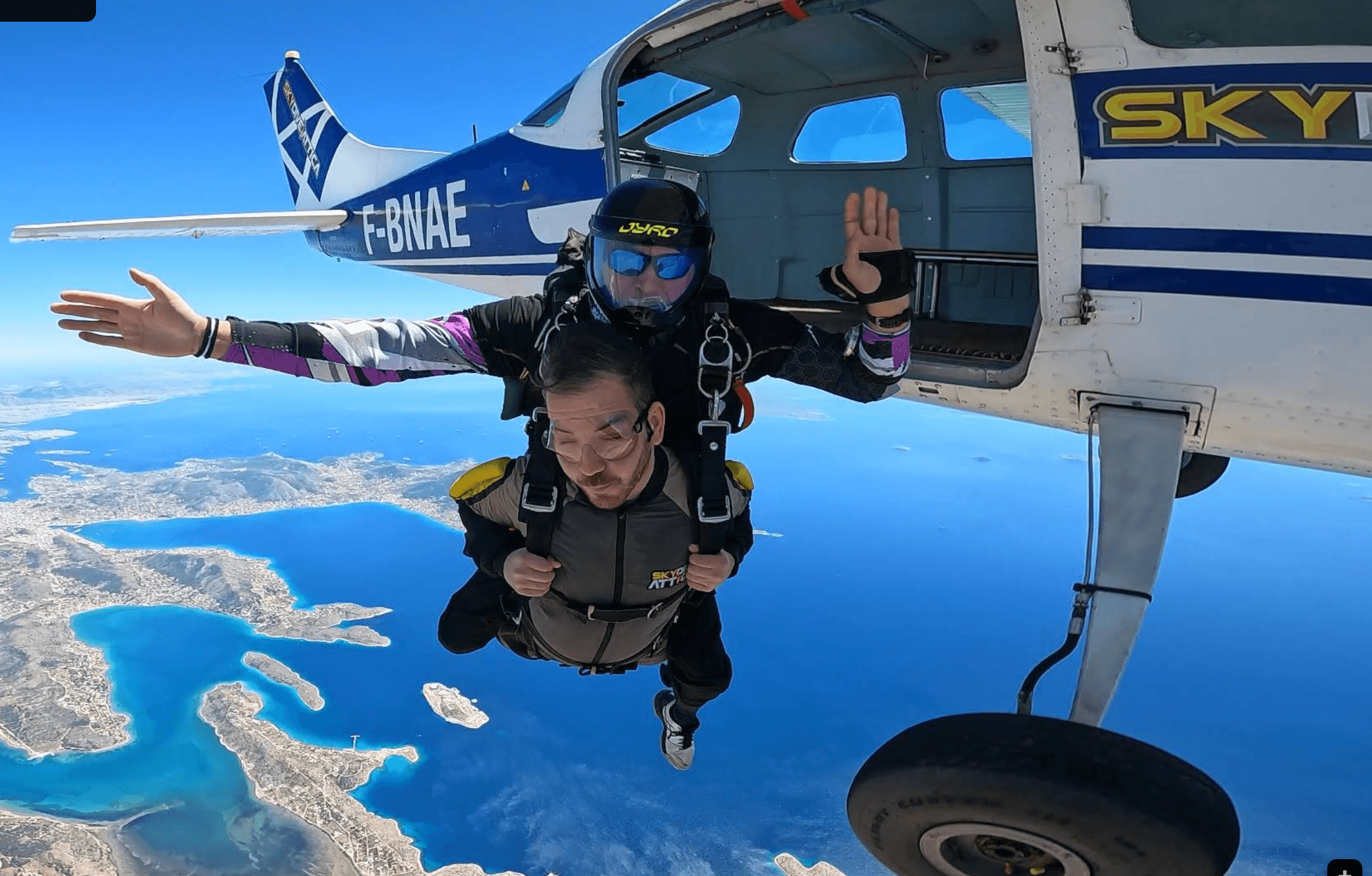 Skydive near Athens