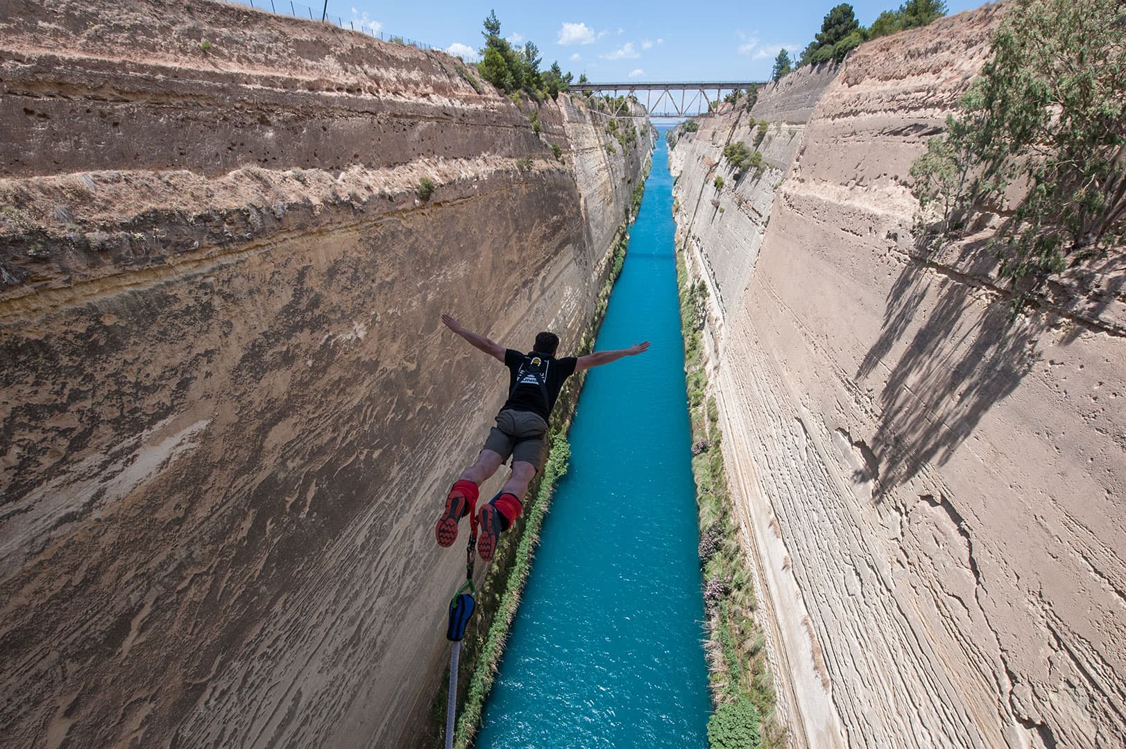 Bungy Jump at Corinth Canal