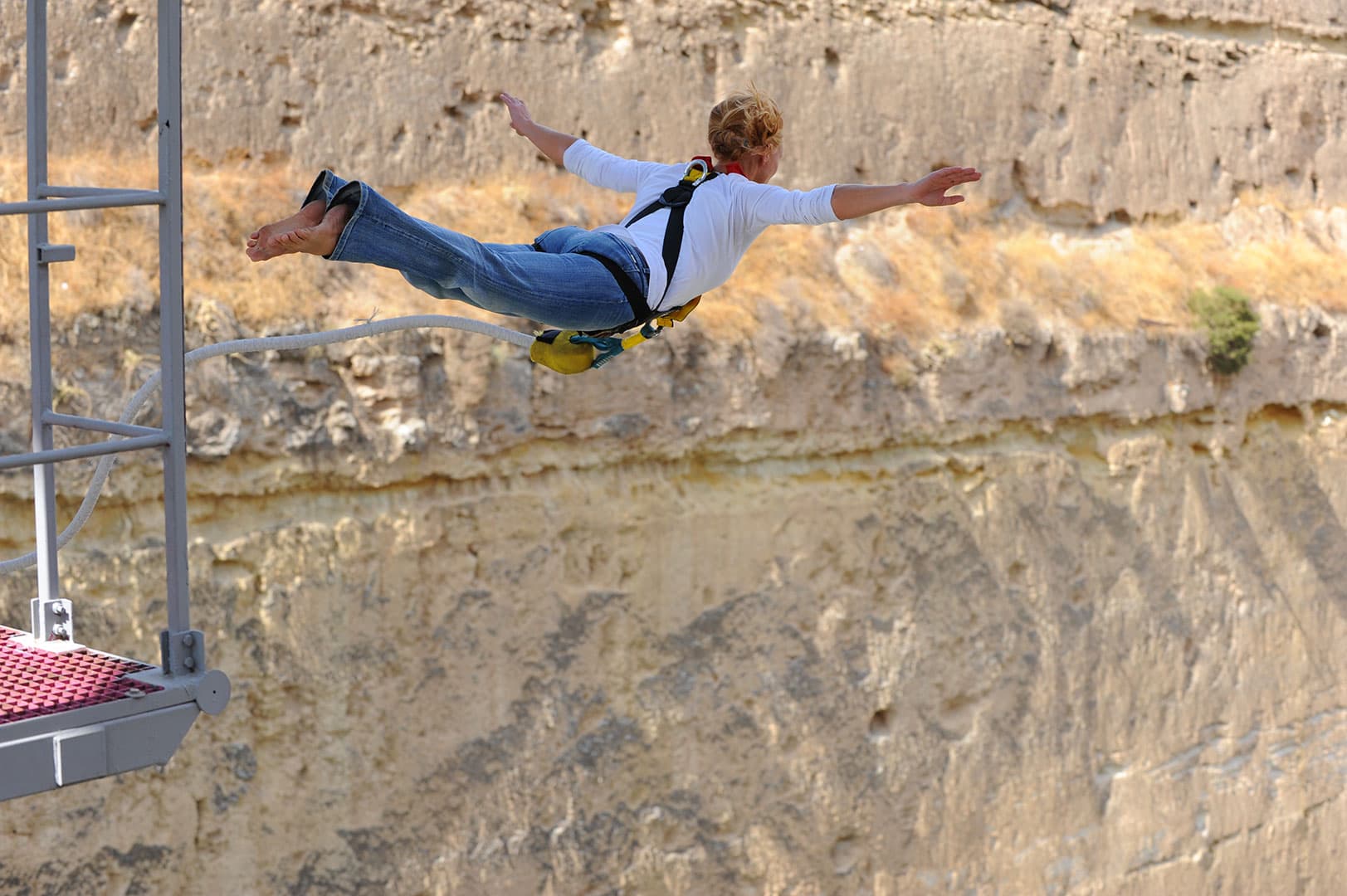 Bungy Jump at Corinth Canal
